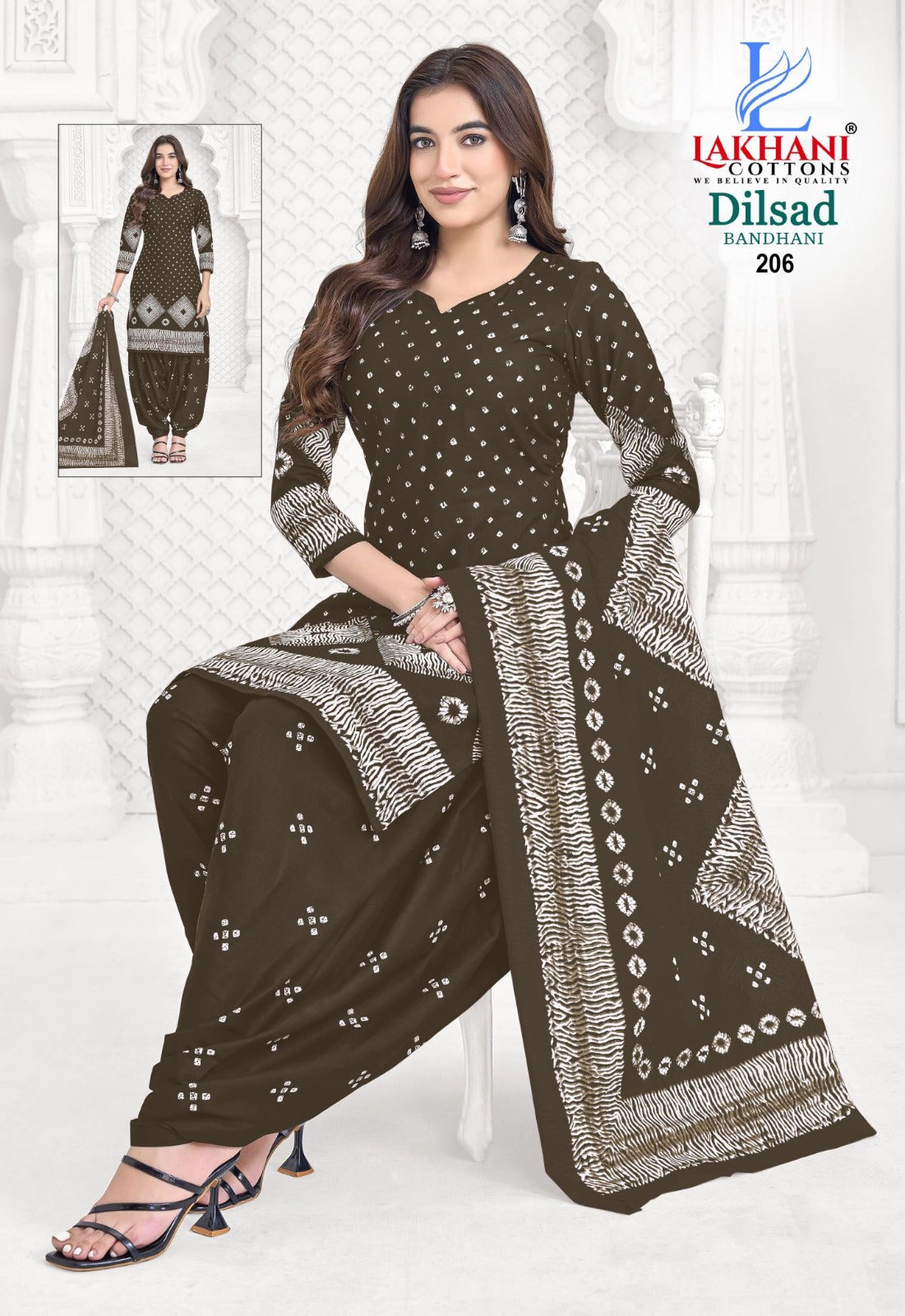 Dilsad Bandhani Vol 2 Lakhani Cotton Dress Material Manufacturer Gujarat
