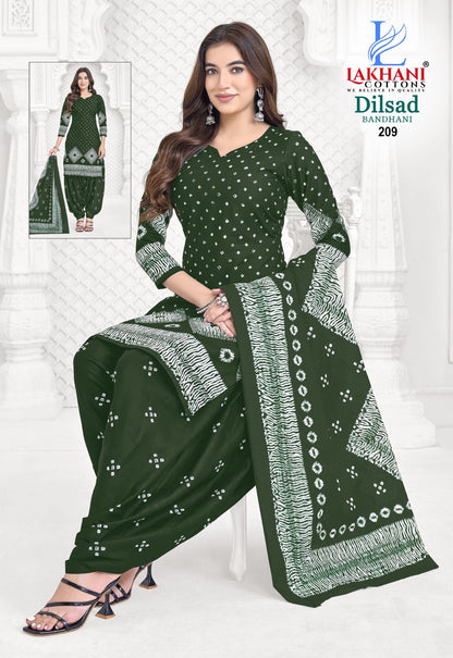 Dilsad Bandhani Vol 2 Lakhani Cotton Dress Material Manufacturer Gujarat