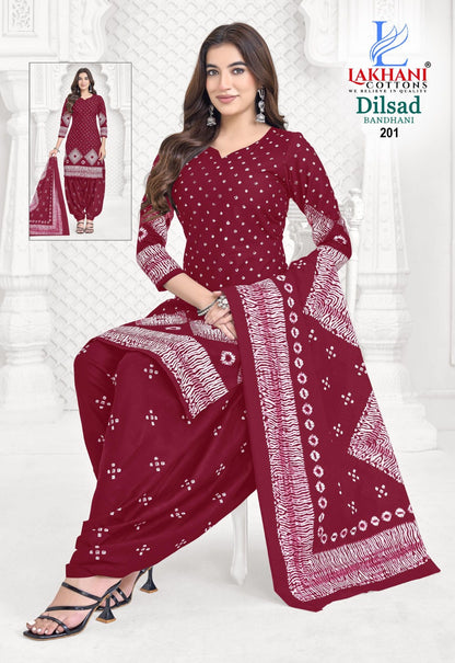 Dilsad Bandhani Vol 2 Lakhani Cotton Dress Material Manufacturer Gujarat