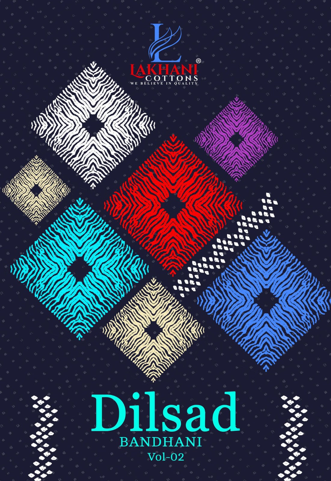 Dilsad Bandhani Vol 2 Lakhani Cotton Dress Material Manufacturer Gujarat