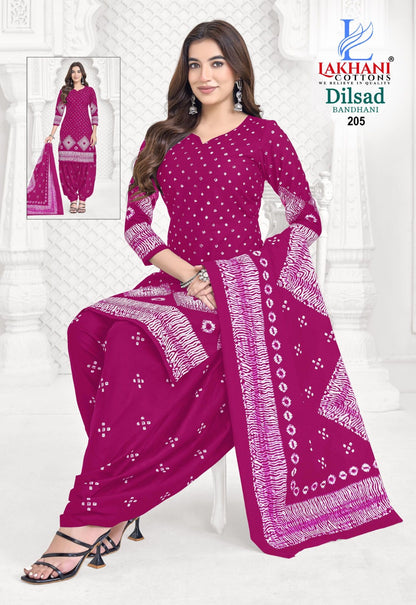 Dilsad Bandhani Vol 2 Lakhani Cotton Dress Material Manufacturer Gujarat
