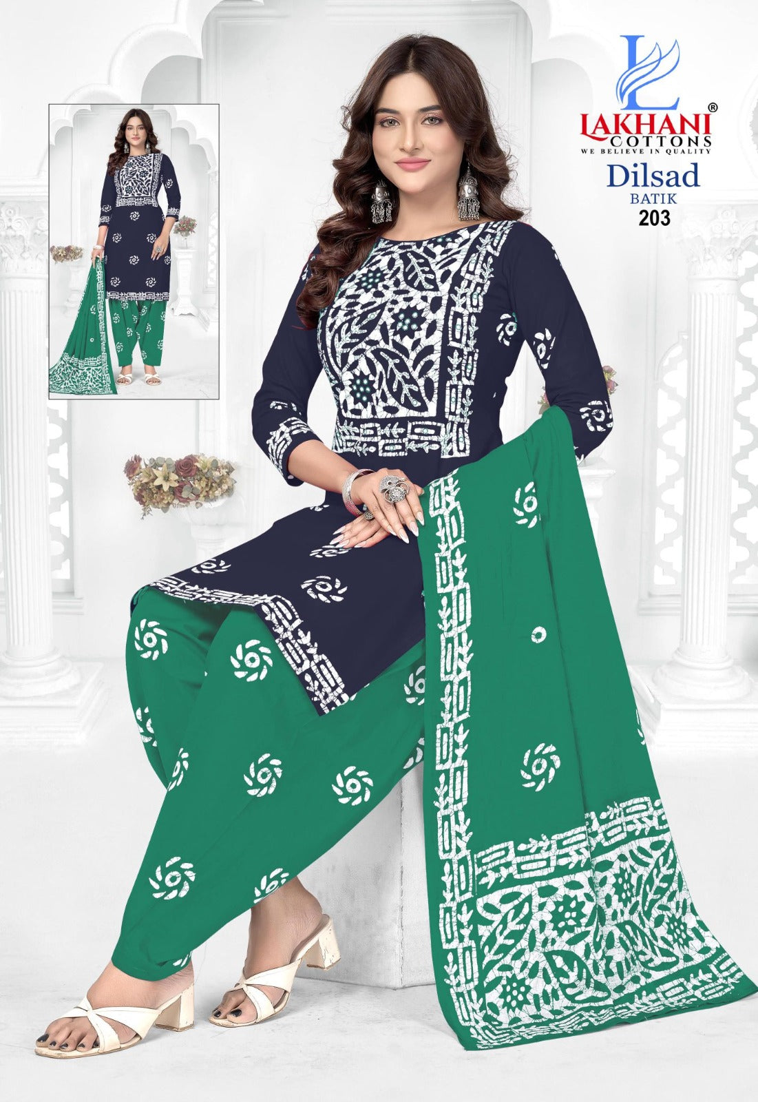 Dilsad Batik Vol 2 Lakhani Cotton Dress Material Supplier Gujarat