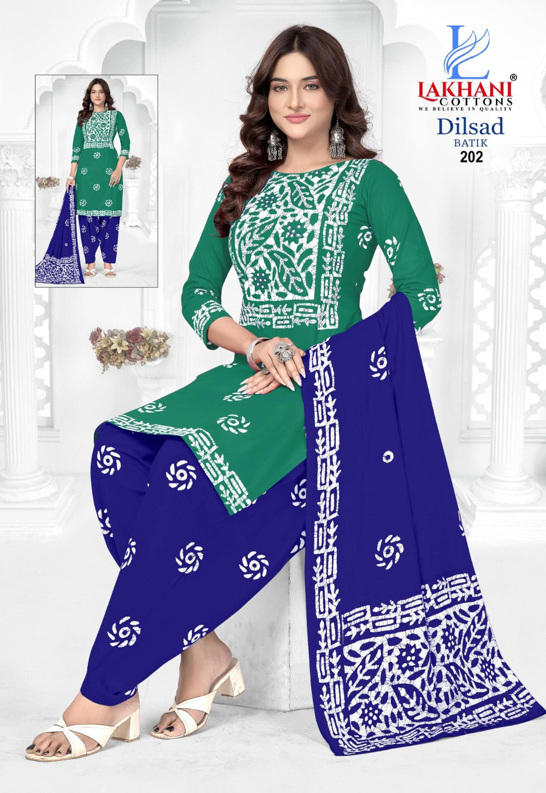 Dilsad Batik Vol 2 Lakhani Cotton Dress Material Supplier Gujarat