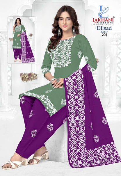 Dilsad Batik Vol 2 Lakhani Cotton Dress Material Supplier Gujarat
