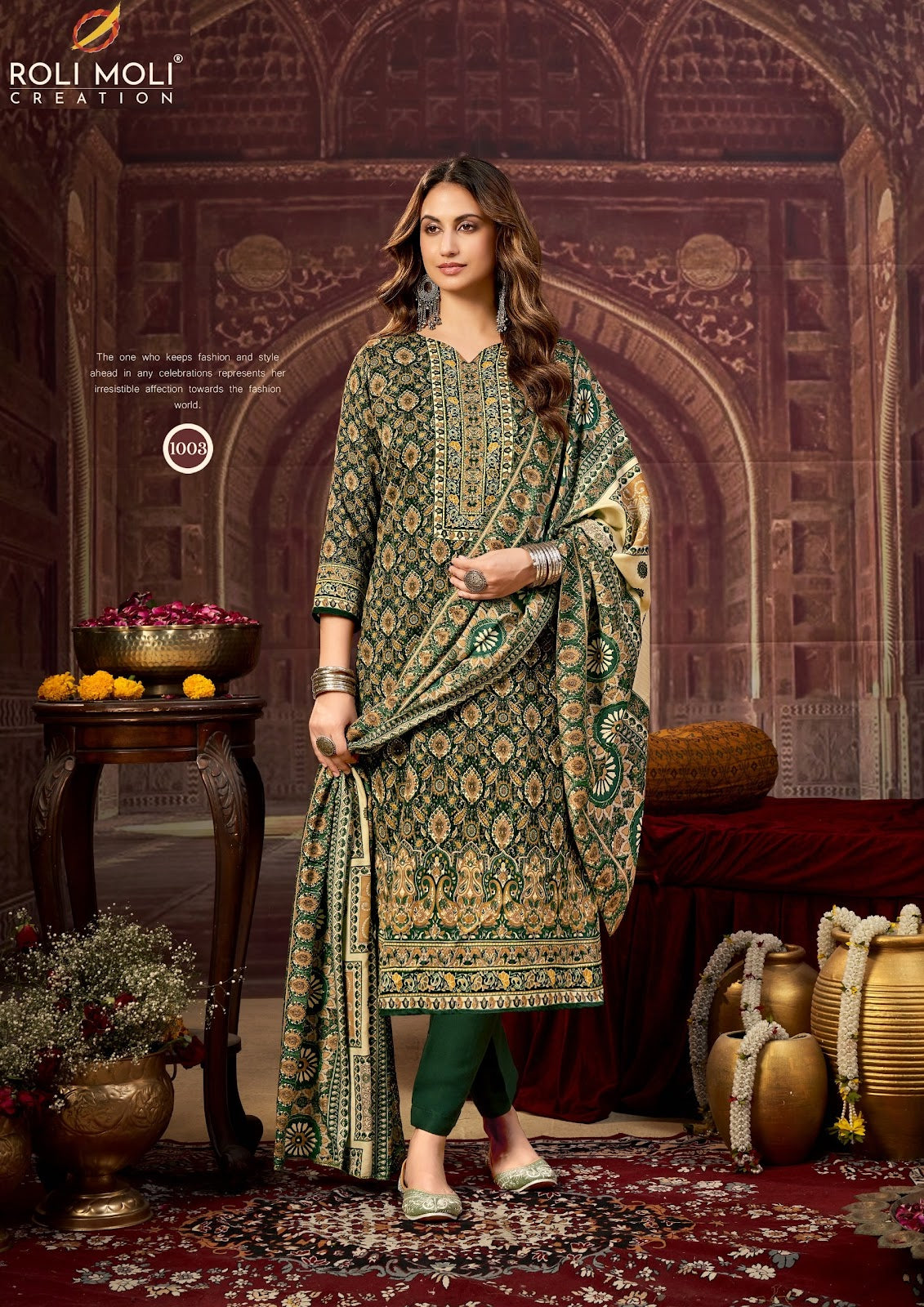 Dilshad Roli Moli Pashmina Suits Manufacturer Ahmedabad