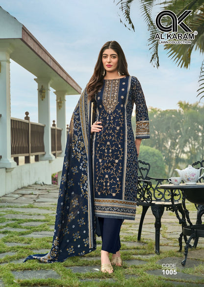 Dilshad Vol 1 Al Karam Cotton Karachi Salwar Suits Wholesale Price