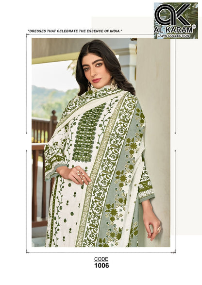 Dilshad Vol 1 Al Karam Cotton Karachi Salwar Suits Wholesale Price