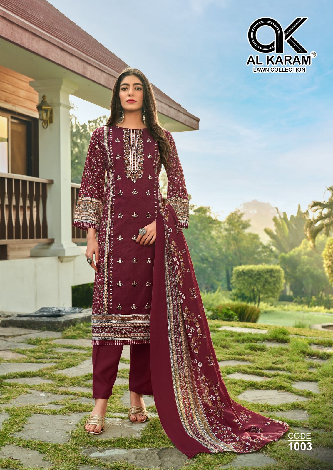 Dilshad Vol 1 Al Karam Cotton Karachi Salwar Suits Wholesale Price