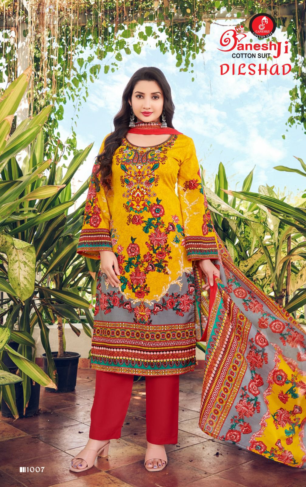 Dilshad Vol 1 Ganeshji Cotton Karachi Salwar Suits Supplier India