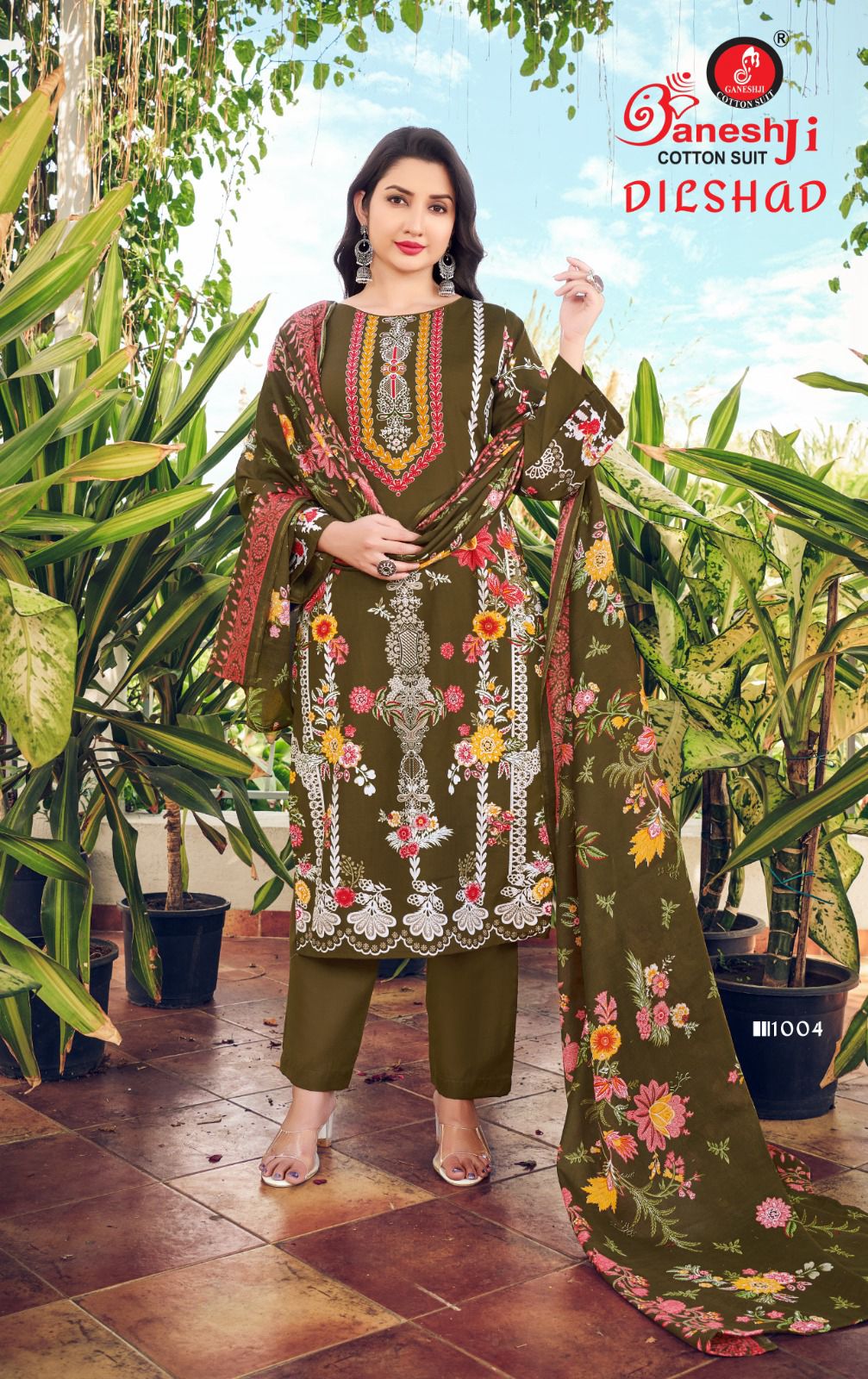 Dilshad Vol 1 Ganeshji Cotton Karachi Salwar Suits Supplier India