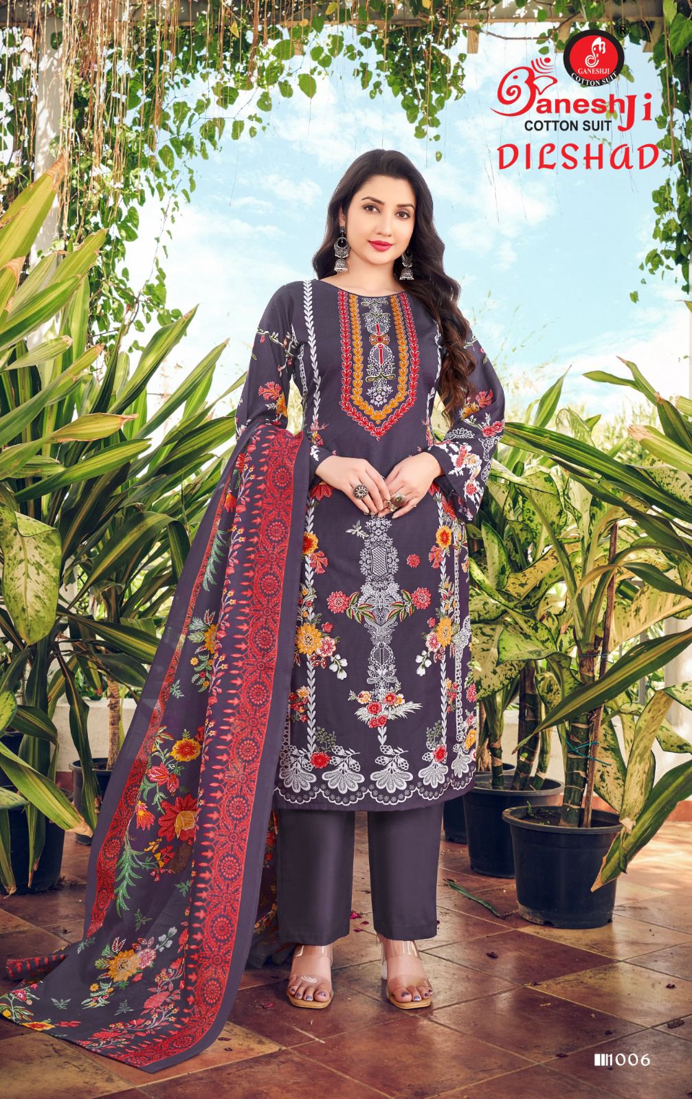 Dilshad Vol 1 Ganeshji Cotton Karachi Salwar Suits Supplier India