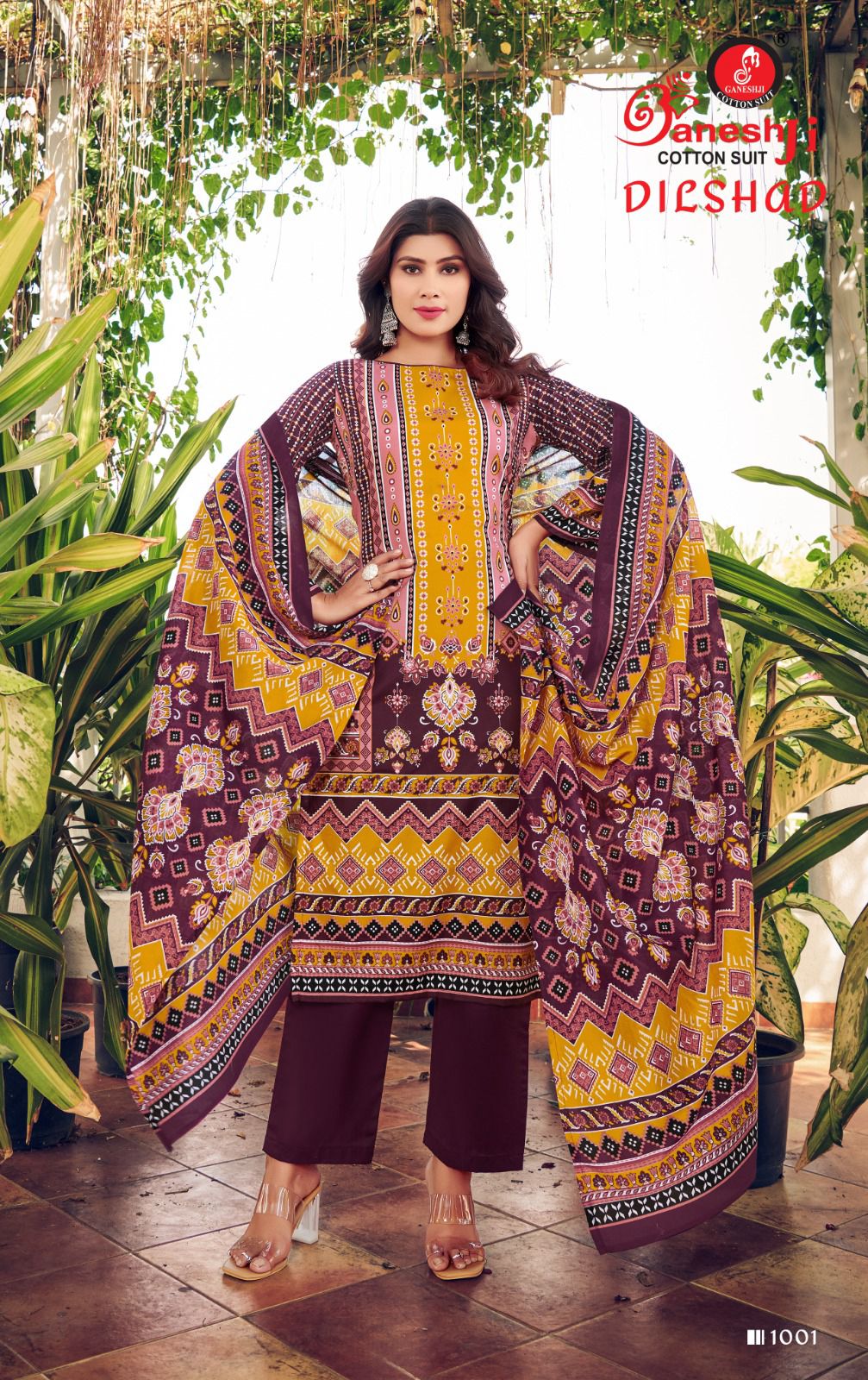 Dilshad Vol 1 Ganeshji Cotton Karachi Salwar Suits Supplier India