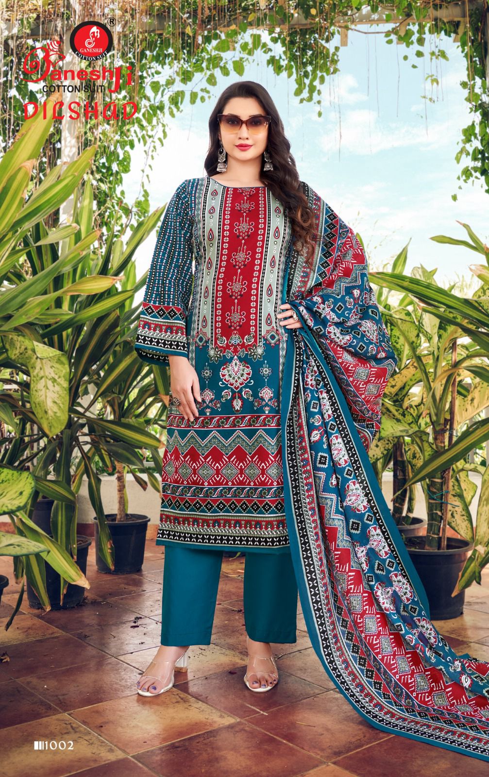 Dilshad Vol 1 Ganeshji Cotton Karachi Salwar Suits Supplier India