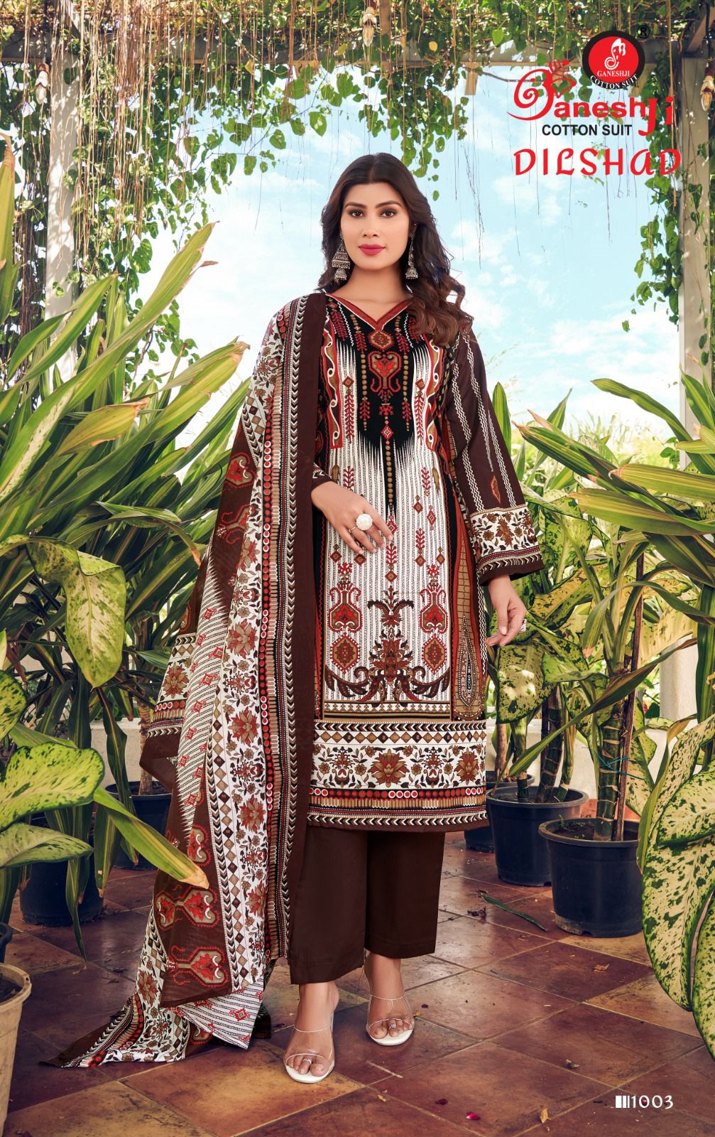 Dilshad Vol 1 Ganeshji Cotton Karachi Salwar Suits Supplier India