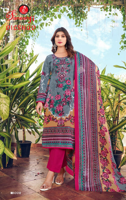 Dilshad Vol 1 Ganeshji Cotton Karachi Salwar Suits Supplier India