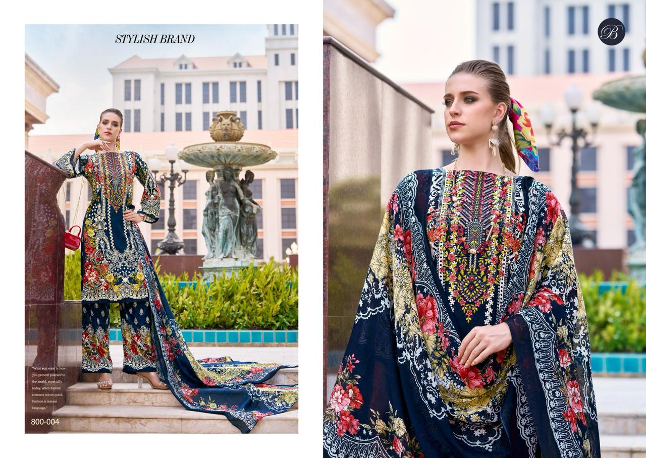 Dilshad Vol 3 Belliza Designer Studio Pure Viscose Karachi Salwar Suits Supplier