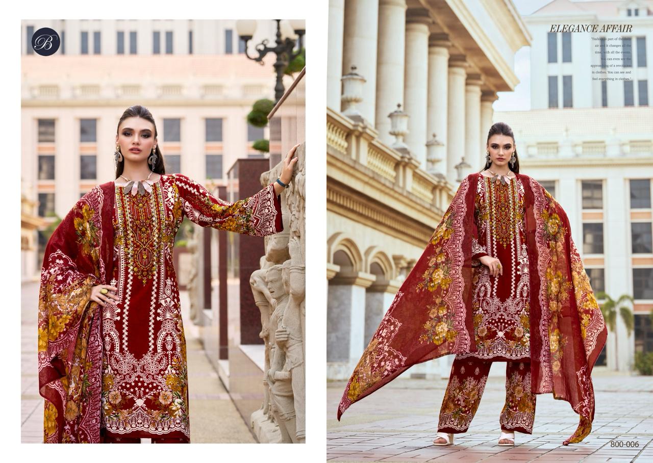 Dilshad Vol 3 Belliza Designer Studio Pure Viscose Karachi Salwar Suits Supplier