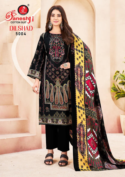Dilshad Vol 5 Ganeshji Pure Cotton Karachi Salwar Suits Wholesaler India