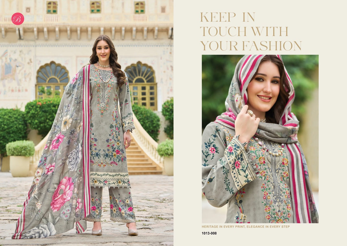 Dilshad Vol 7 Belliza Designer Studio Viscose Rayon Karachi Salwar Suits Supplier Ahmedabad