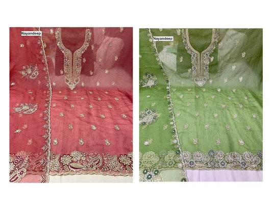 Dimple 2907 Nayandeep Silk Salwar Suits Wholesale