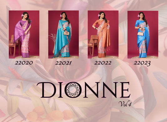 Dionne Vol 4 Sethnic Copper Zari Sarees