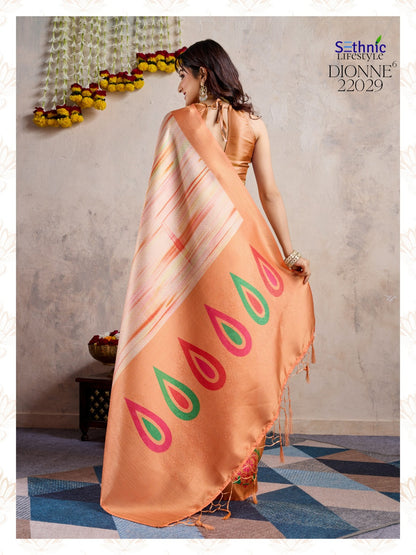 Dionne Vol 6 22028 -22031 Sethnic Banarasi Silk Sarees Wholesaler Gujarat