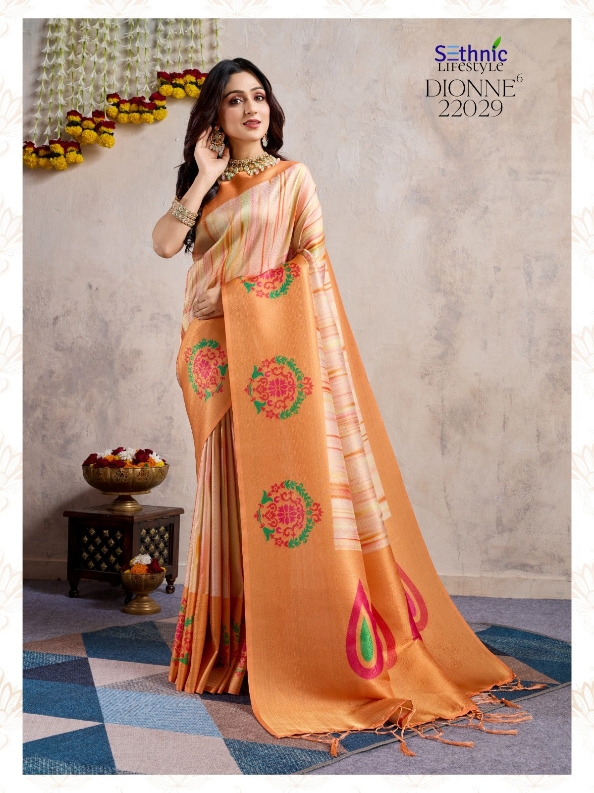 Dionne Vol 6 22028 -22031 Sethnic Banarasi Silk Sarees Wholesaler Gujarat