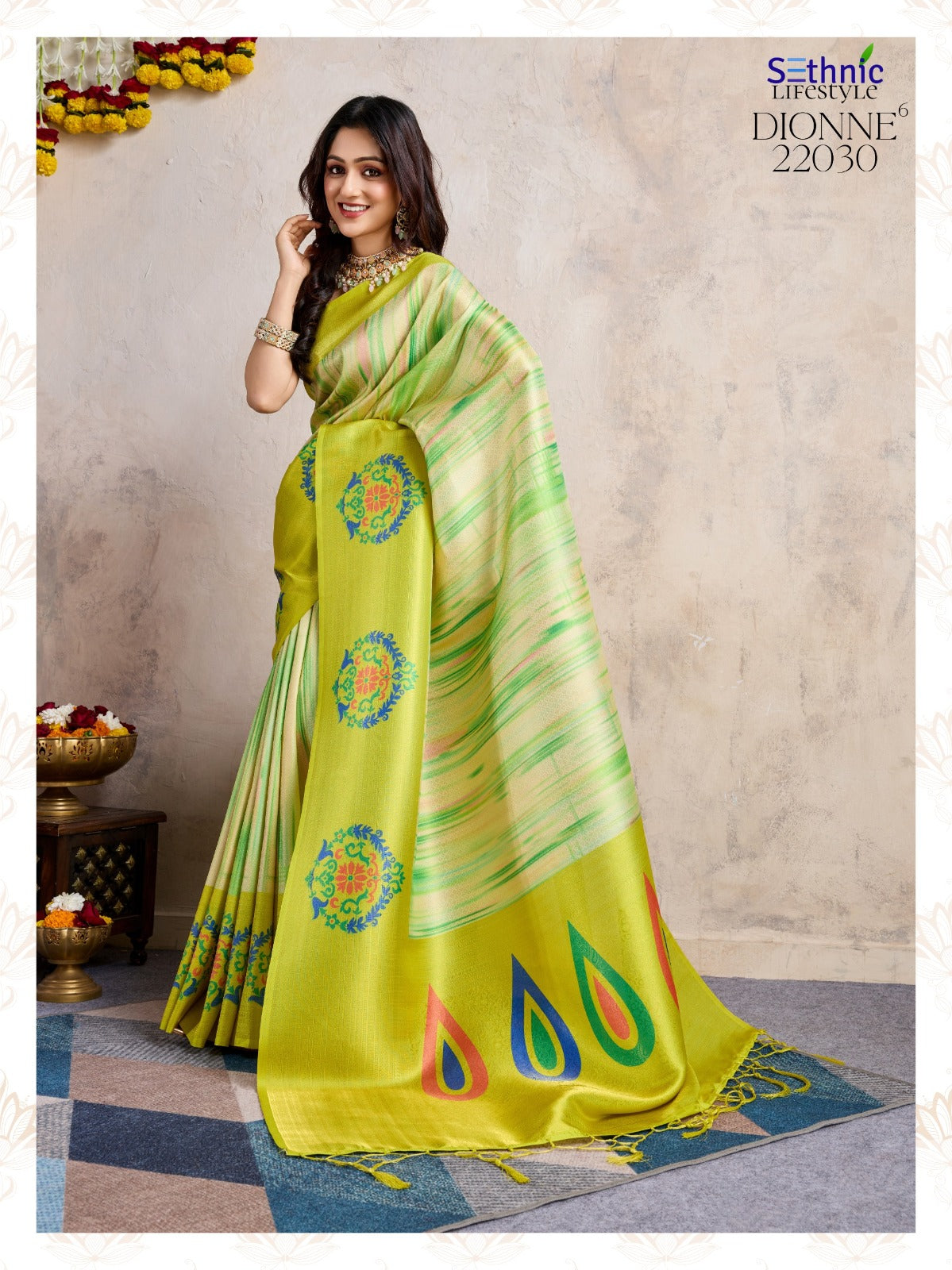 Dionne Vol 6 22028 -22031 Sethnic Banarasi Silk Sarees Wholesaler Gujarat
