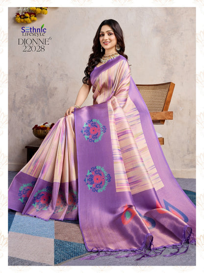 Dionne Vol 6 22028 -22031 Sethnic Banarasi Silk Sarees Wholesaler Gujarat