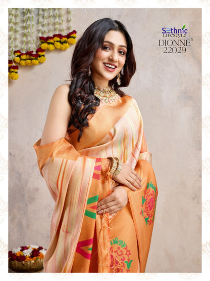 Dionne Vol 6 22028 -22031 Sethnic Banarasi Silk Sarees Wholesaler Gujarat