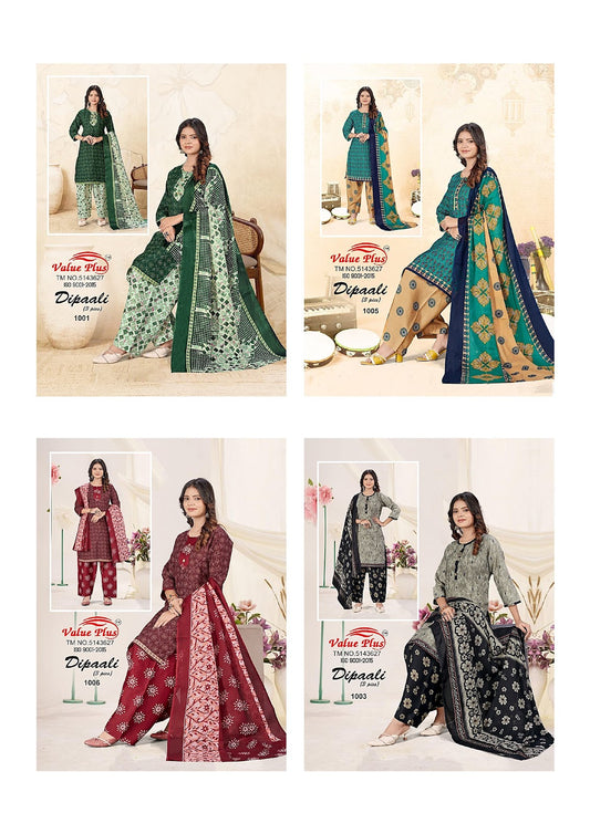 Dipaali Value Plus Readymade Cotton Salwar Suits Exporter