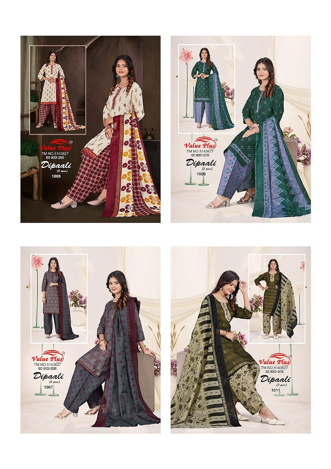 Dipaali Value Plus Readymade Cotton Salwar Suits Exporter