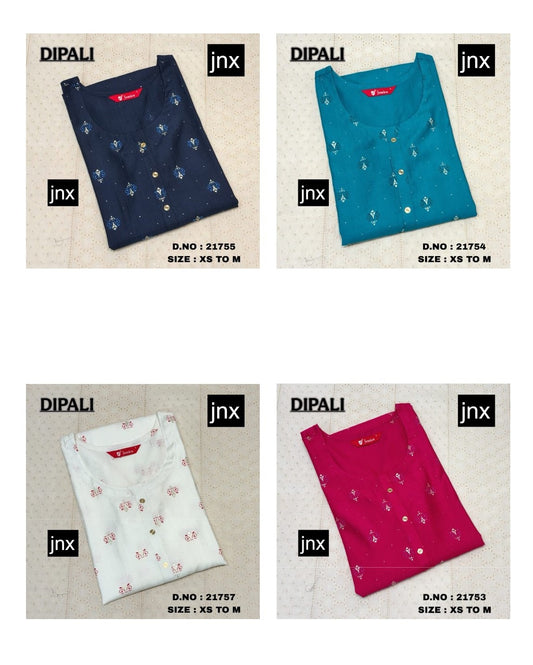 Dipali 0612 Jnx Kurti With Pocket Wholesaler