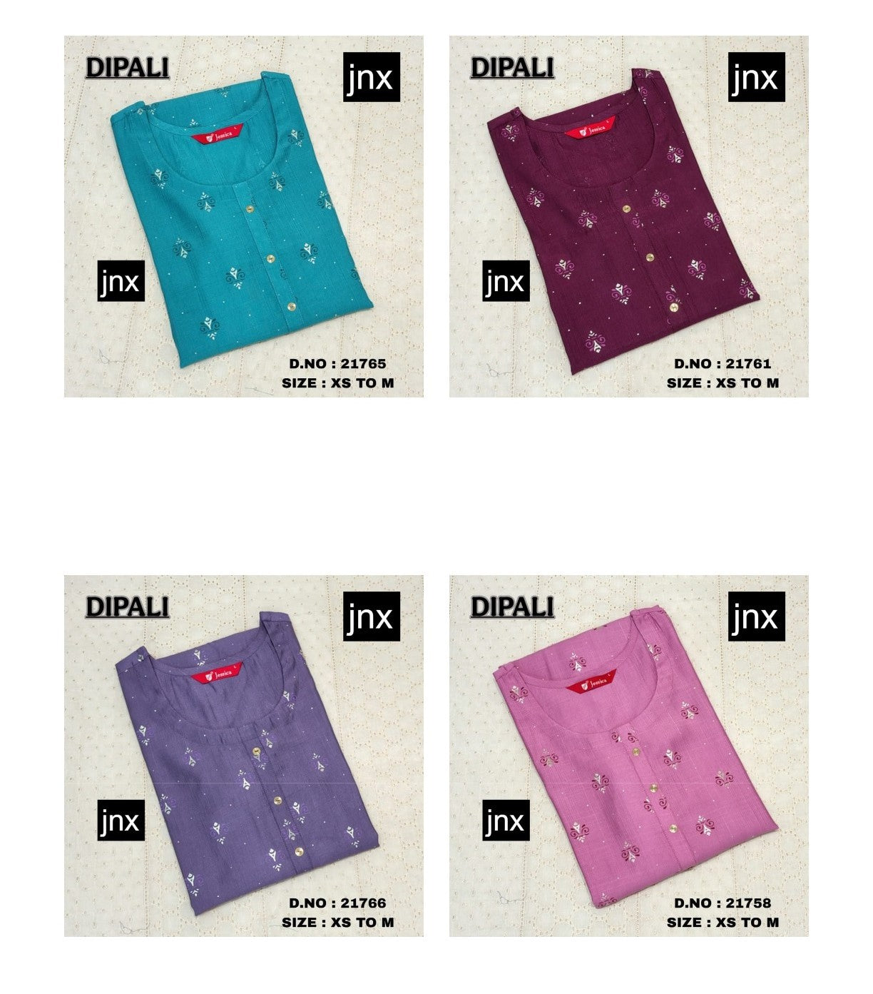 Dipali 0612 Jnx Kurti With Pocket Wholesaler