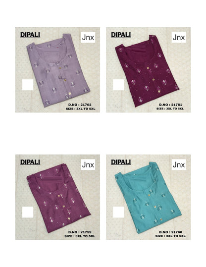 Dipali Jnx Plus Size Kurtis Wholesaler