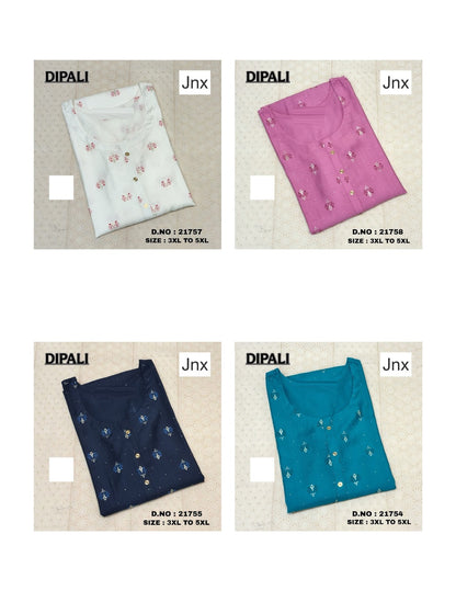 Dipali Jnx Plus Size Kurtis Wholesaler