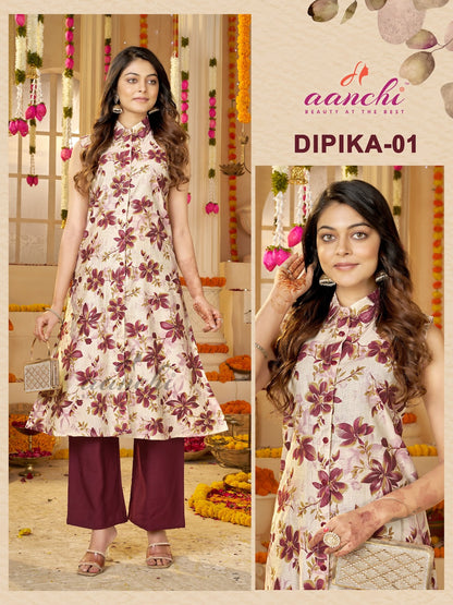 Dipika Aanchi Vatican Kurti Pant Set Wholesaler