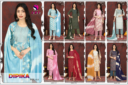 Dipika Vol 15 Samara Capsule Readymade Pant Style Suits Manufacturer