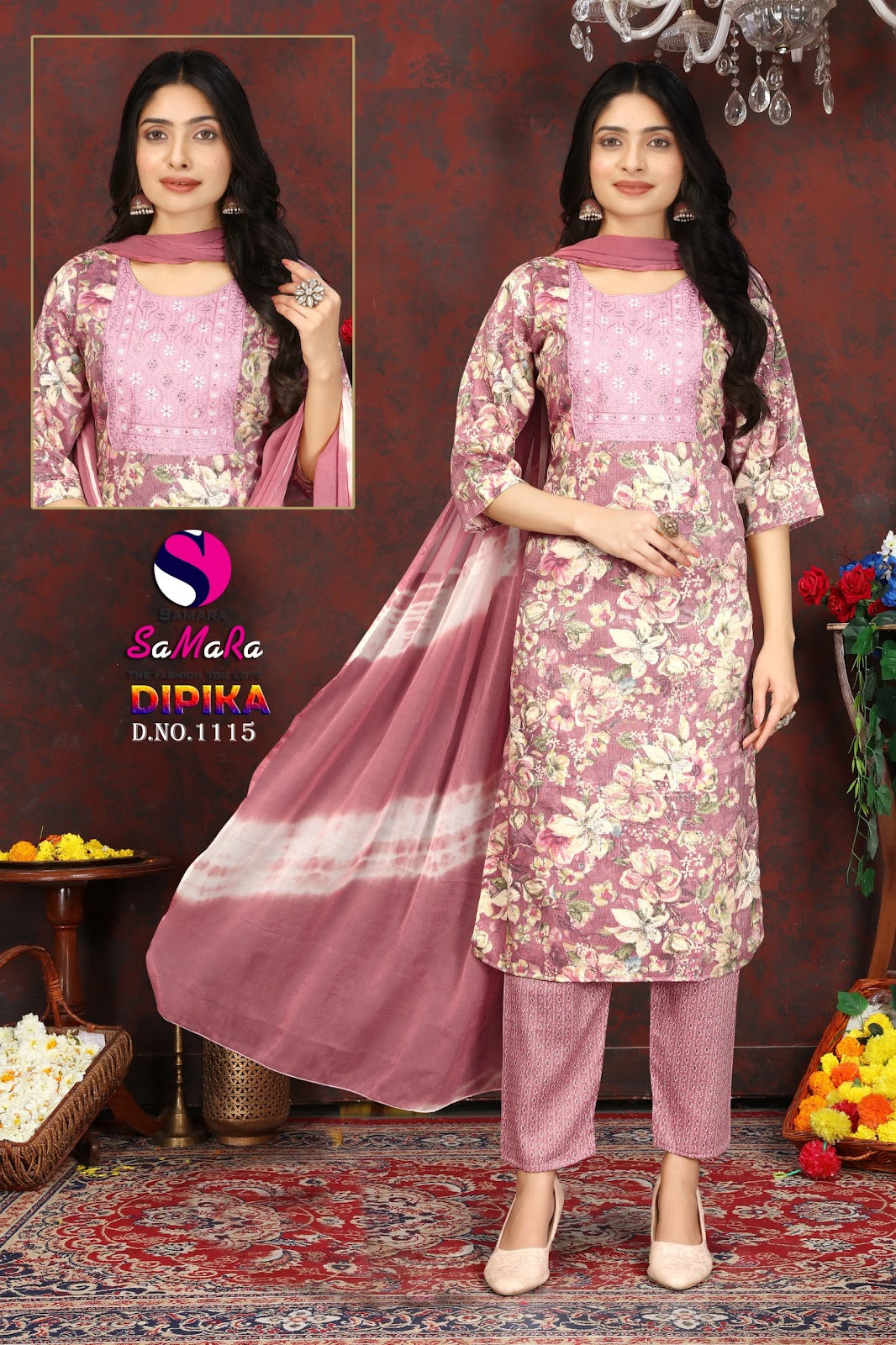 Dipika Vol 15 Samara Capsule Readymade Pant Style Suits Manufacturer
