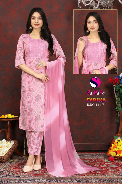 Dipika Vol 15 Samara Capsule Readymade Pant Style Suits Manufacturer