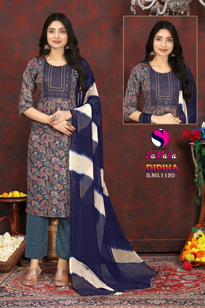 Dipika Vol 15 Samara Capsule Readymade Pant Style Suits Manufacturer