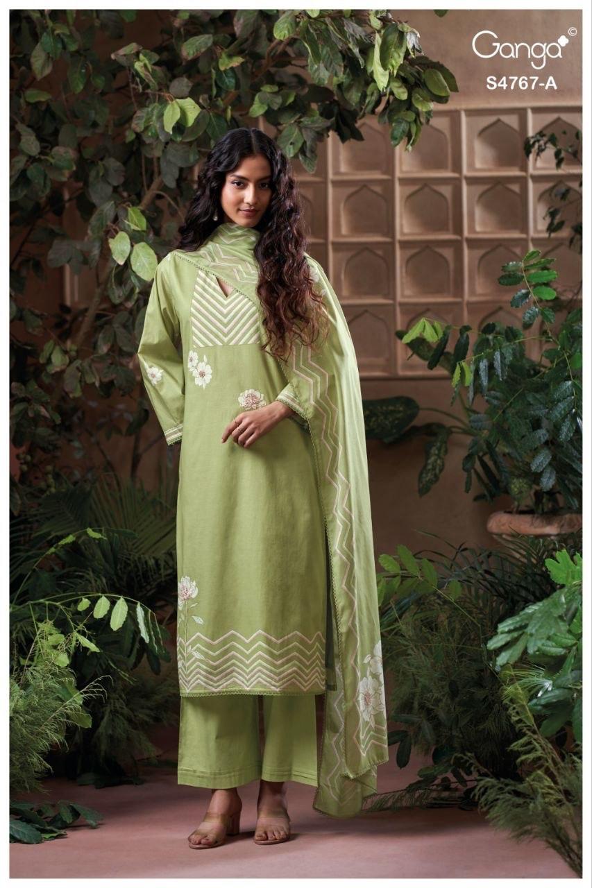 Direlia S4767 Ganga Cotton Pant Style Suits Manufacturer
