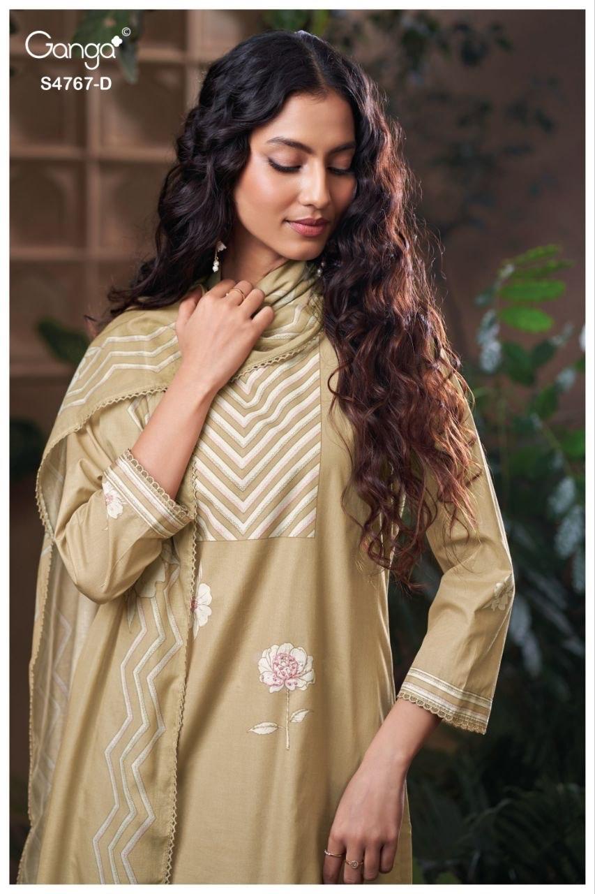 Direlia S4767 Ganga Cotton Pant Style Suits Manufacturer