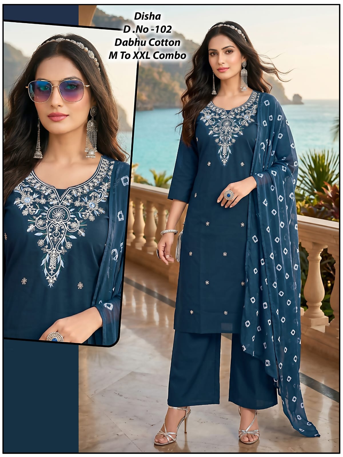 Disha Green Tomato Dhabu Cotton Readymade Pant Style Suits Exporter