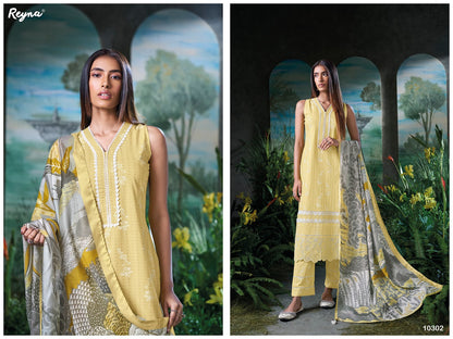 Disha Reyna Cotton Pant Style Suits Supplier Gujarat