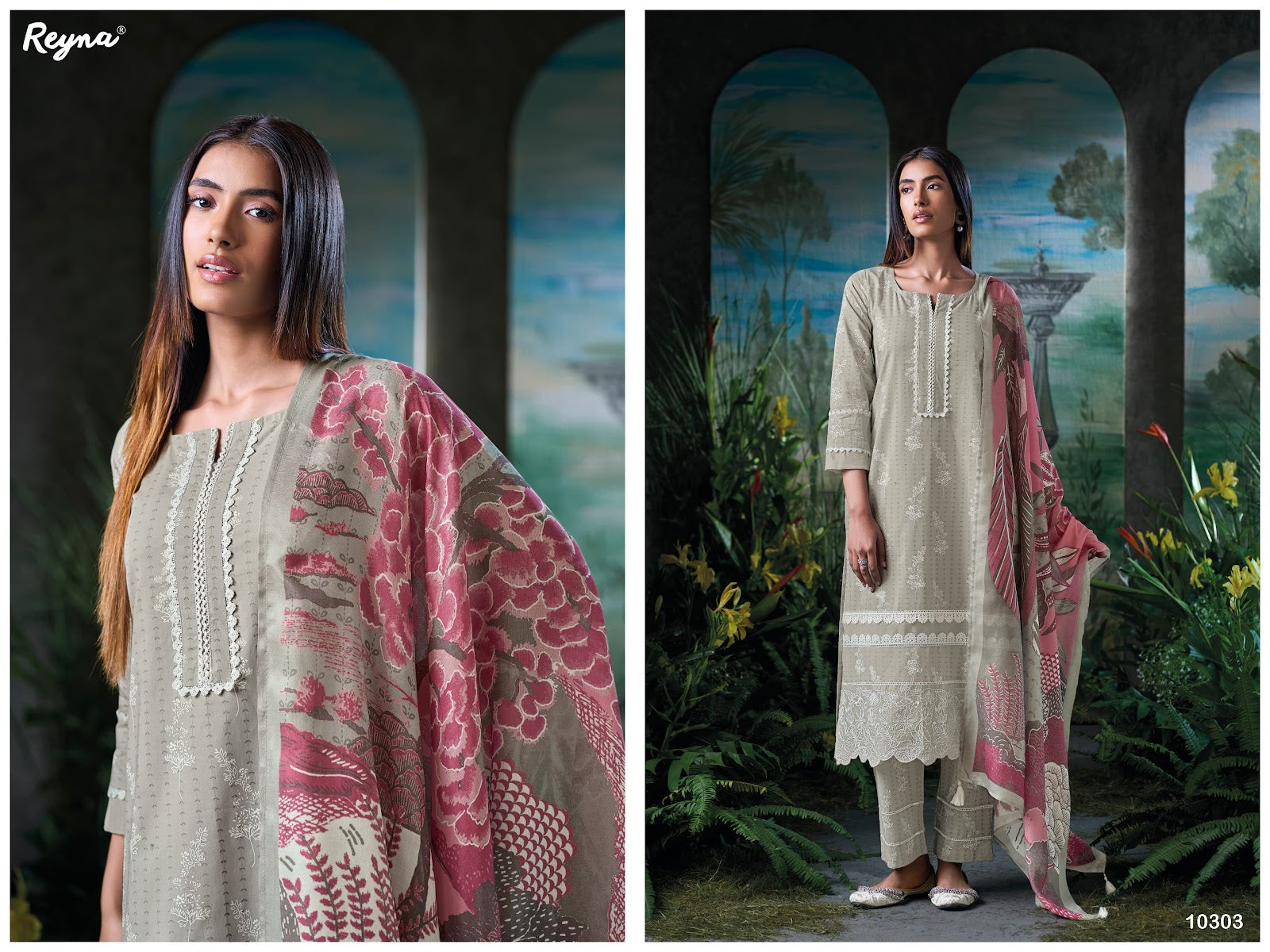 Disha Reyna Cotton Pant Style Suits Supplier Gujarat