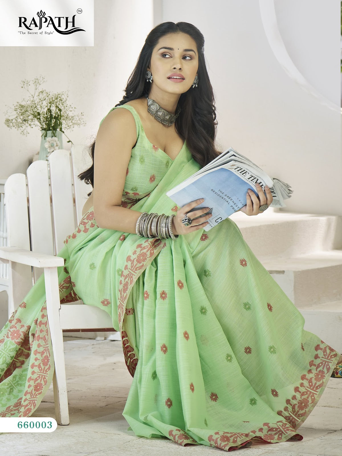 Disha Silk 660001-660006 Rajpath Linen Sarees Wholesale Price