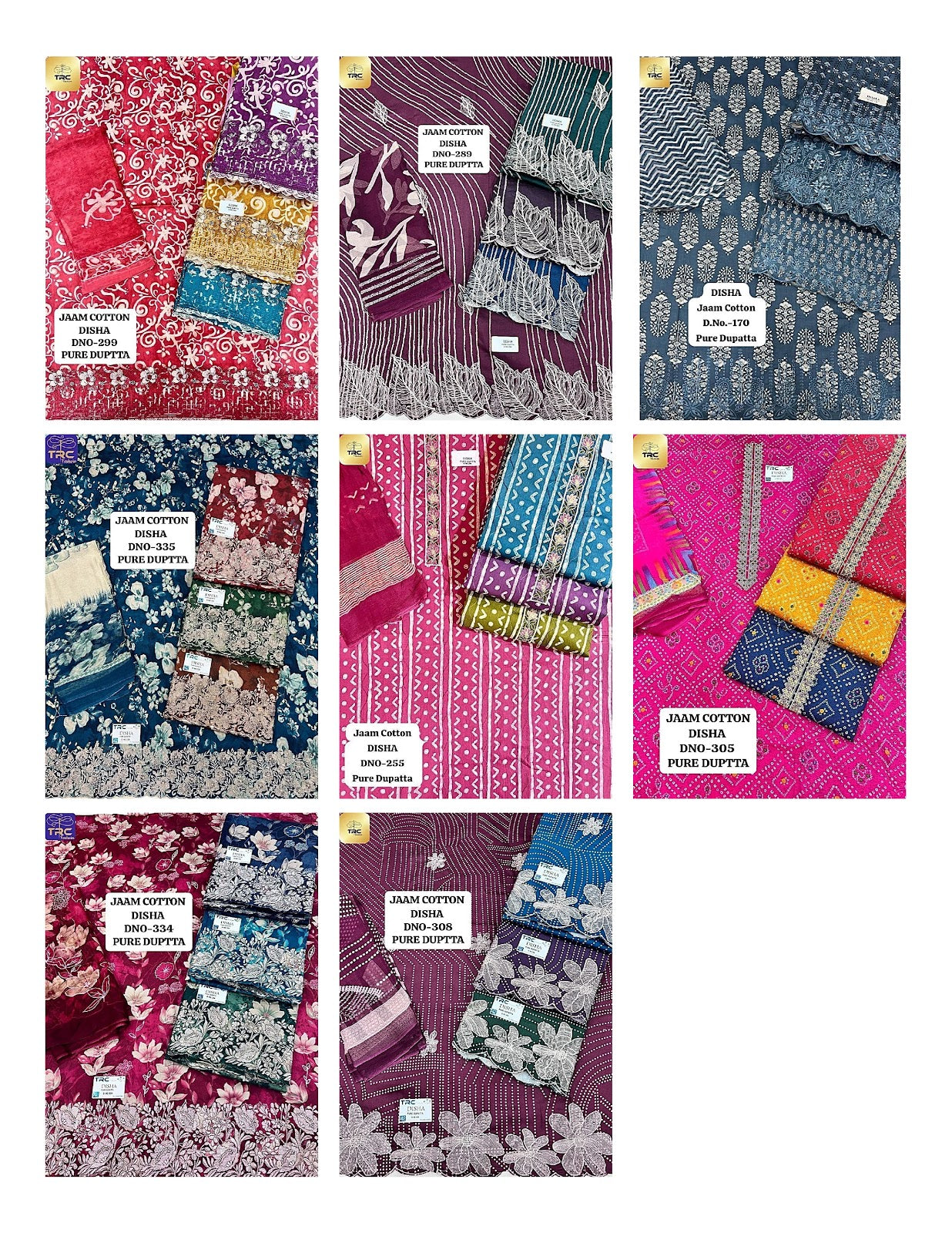 Disha Tr Creators Jaam Cotton Salwar Suits Wholesaler India