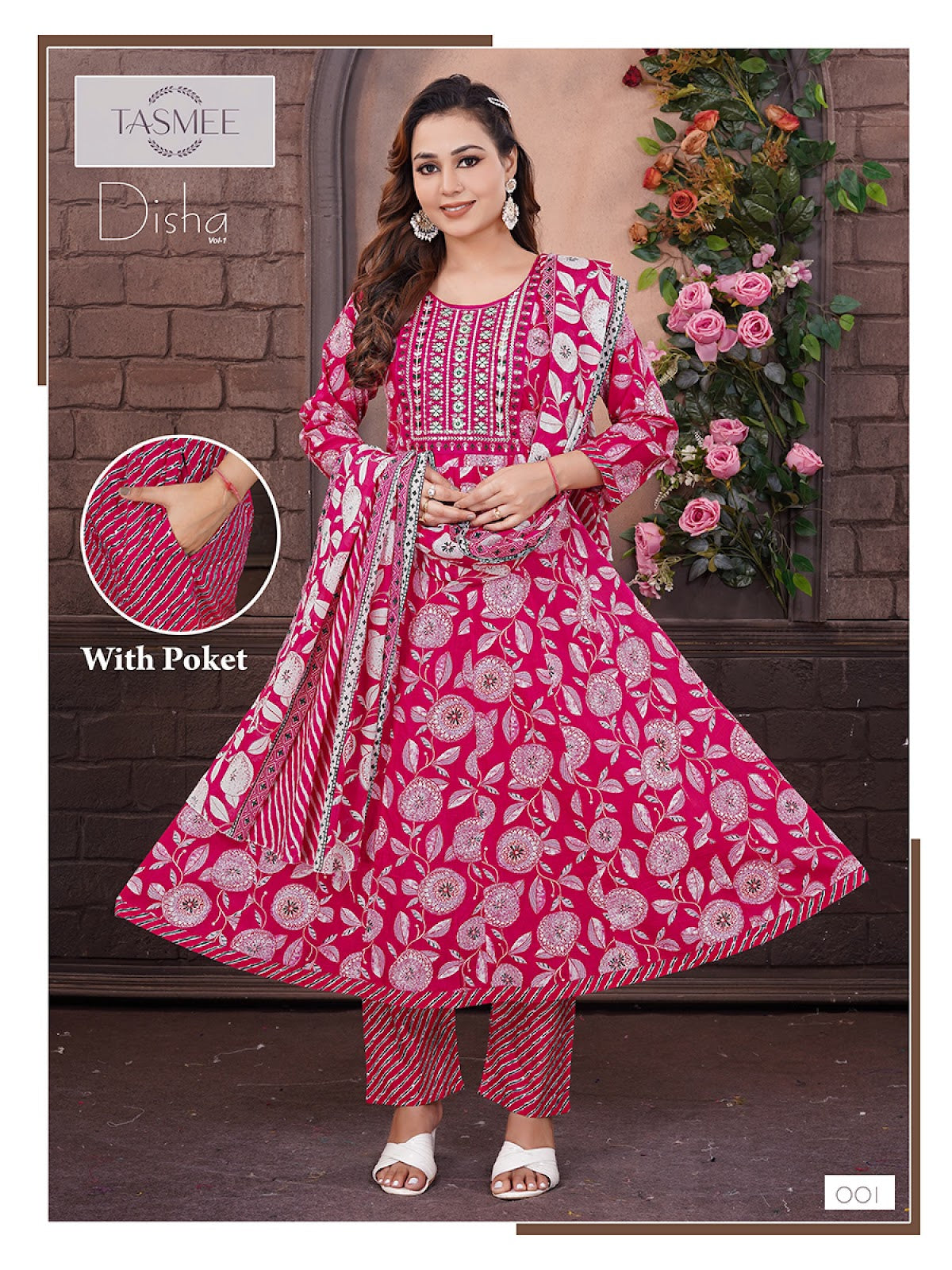 Disha Vol 1 Tasmee Cotton Readymade Anarkali Suits Supplier Gujarat