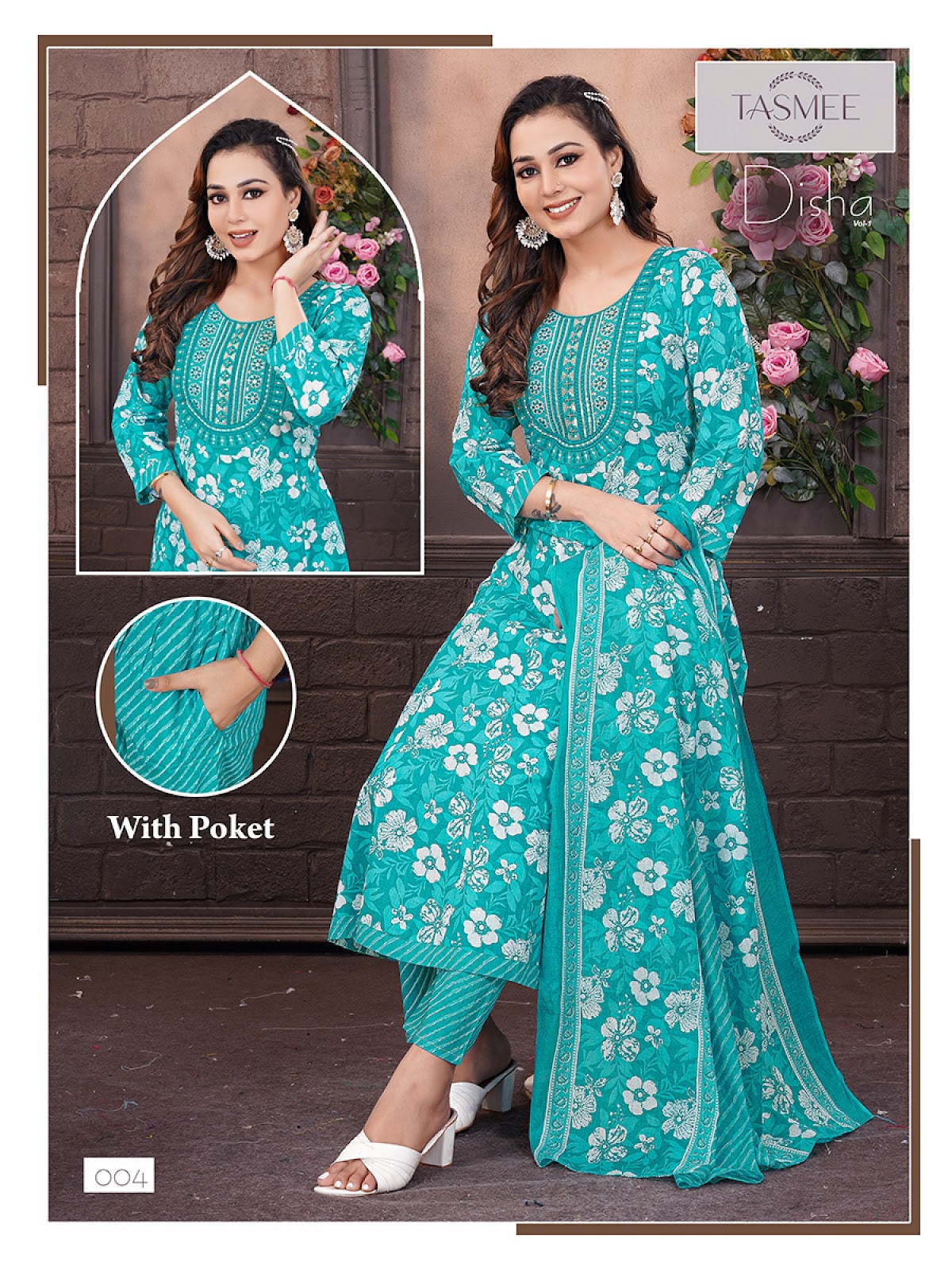 Disha Vol 1 Tasmee Cotton Readymade Anarkali Suits Supplier Gujarat